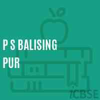 P S Balising Pur Primary School Logo
