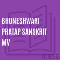 Bhuneshwari Pratap Sanskrit Mv High School Logo