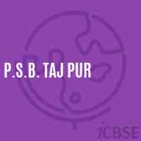 P.S.B. Taj Pur Primary School Logo