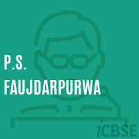 P.S. Faujdarpurwa Primary School Logo