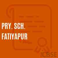 Pry. Sch. Fatiyapur Primary School Logo