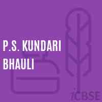 P.S. Kundari Bhauli Primary School Logo