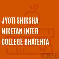 Jyoti Shiksha Niketan Inter College Bhatehta Senior Secondary School Logo