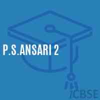 P.S.Ansari 2 Primary School Logo
