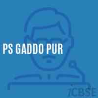 Ps Gaddo Pur Primary School Logo