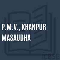 P.M.V., Khanpur Masaudha Middle School Logo