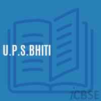 U.P.S.Bhiti Middle School Logo