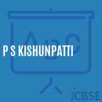 P S Kishunpatti Primary School Logo