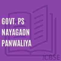 Govt. Ps Nayagaon Panwaliya Primary School Logo