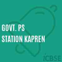 Govt. Ps Station Kapren Primary School Logo