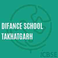 Difance School Takhatgarh Logo