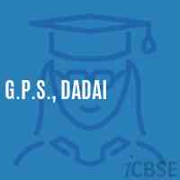 G.P.S., Dadai Primary School Logo