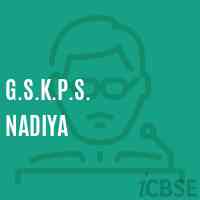 G.S.K.P.S. Nadiya Primary School Logo