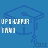 U P S Harpur Tiwari Middle School Logo