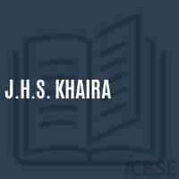 J.H.S. Khaira Middle School Logo