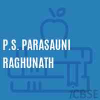 P.S. Parasauni Raghunath Primary School Logo