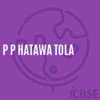 P P Hatawa Tola Primary School Logo