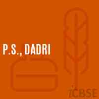 P.S., Dadri Primary School Logo