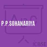 P.P.Sohanariya Primary School Logo
