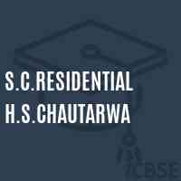 S.C.Residential H.S.Chautarwa Secondary School Logo