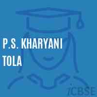 P.S. Kharyani Tola Primary School Logo