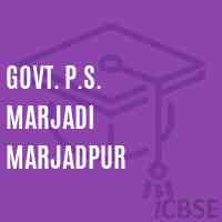 Govt. P.S. Marjadi Marjadpur Primary School Logo
