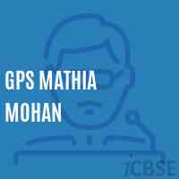Gps Mathia Mohan Primary School Logo