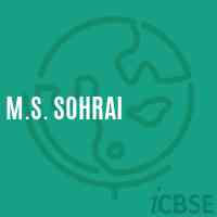 M.S. Sohrai Middle School Logo
