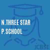 N.Three Star P.School Logo