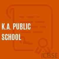 K.A. Public School Logo