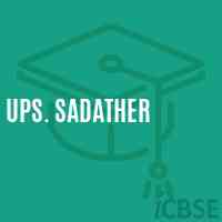 Ups. Sadather Middle School Logo