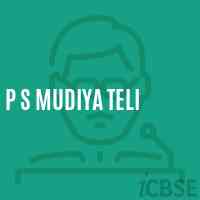 P S Mudiya Teli Primary School Logo