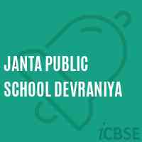 Janta Public School Devraniya Logo