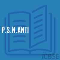 P.S.N.Anti Primary School Logo