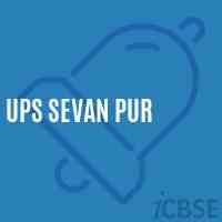 Ups Sevan Pur Middle School Logo