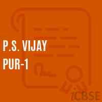 P.S. Vijay Pur-1 Primary School Logo