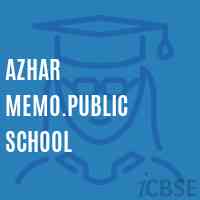 Azhar Memo.Public School Logo