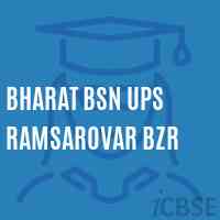 Bharat Bsn Ups Ramsarovar Bzr Secondary School Logo