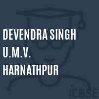 Devendra Singh U.M.V. Harnathpur Secondary School Logo