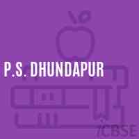 P.S. Dhundapur Primary School Logo