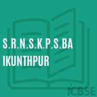 S.R.N.S.K.P.S.Baikunthpur Primary School Logo