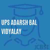 Ups Adarsh Bal Vidyalay Middle School Logo