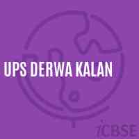 Ups Derwa Kalan School Logo