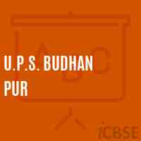 U.P.S. Budhan Pur Middle School Logo