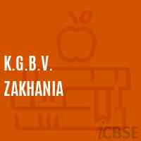 K.G.B.V. Zakhania Middle School Logo