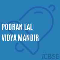 Pooran Lal Vidya Mandir Primary School Logo