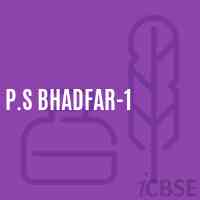 P.S Bhadfar-1 Primary School Logo