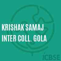 Krishak Samaj Inter Coll. Gola High School Logo