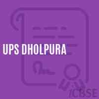 Ups Dholpura Middle School Logo