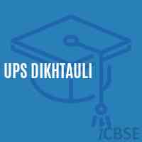 Ups Dikhtauli Middle School Logo